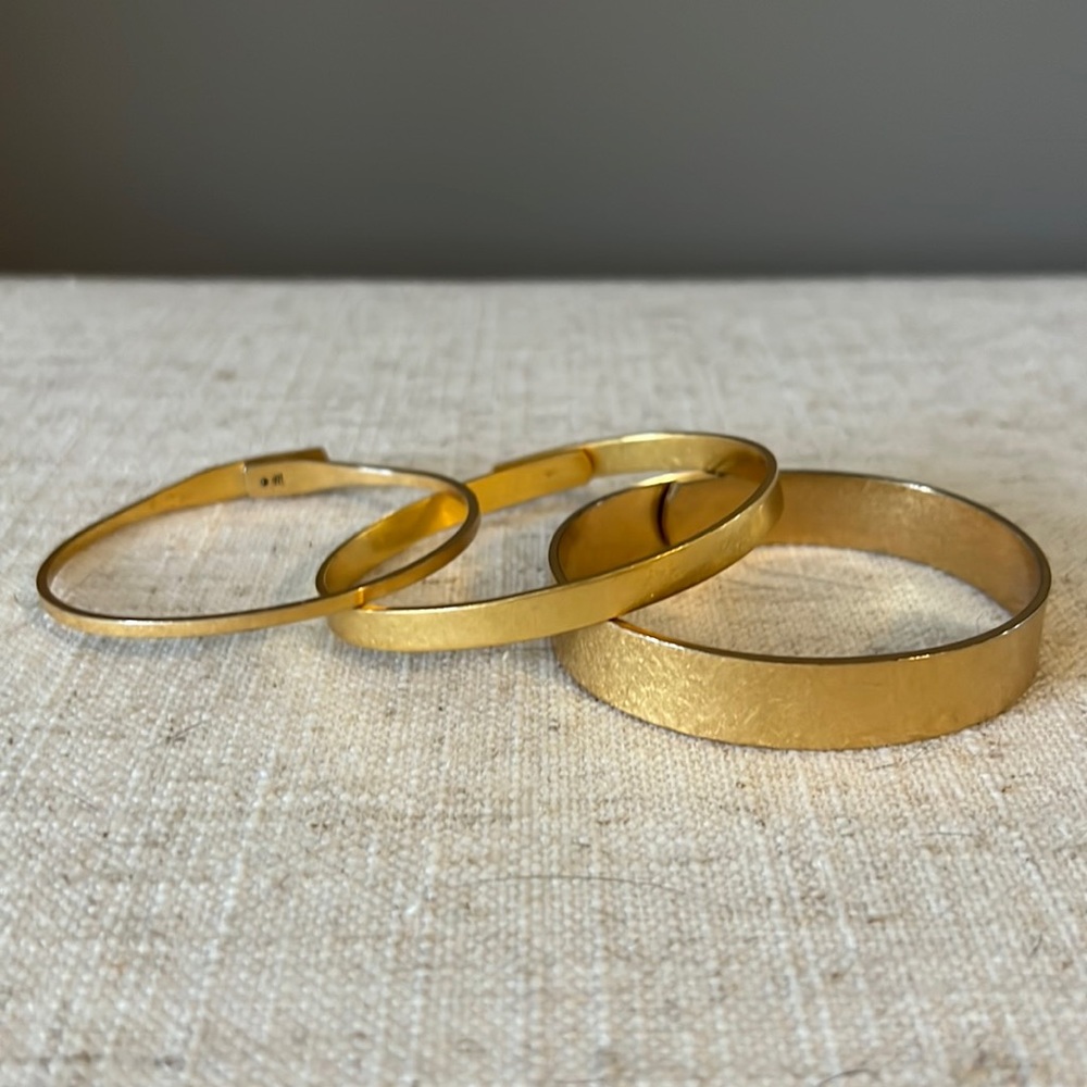 Madewell glider bangle bracelets